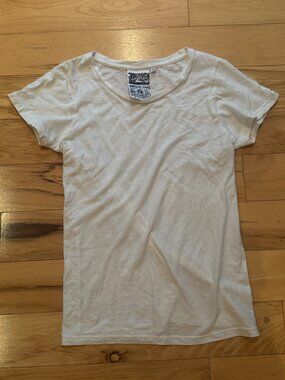 Jungmaven Women's White T-Shirt Tee Classic Hemp Organic Cotton XS